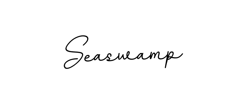 The best way (BallpointsItalic-DORy9) to make a short signature is to pick only two or three words in your name. The name Seaswamp include a total of six letters. For converting this name. Seaswamp signature style 11 images and pictures png