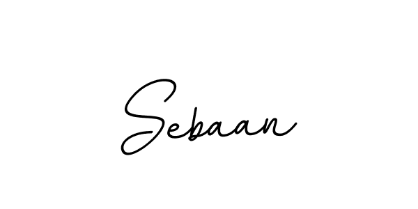 Use a signature maker to create a handwritten signature online. With this signature software, you can design (BallpointsItalic-DORy9) your own signature for name Sebaan. Sebaan signature style 11 images and pictures png