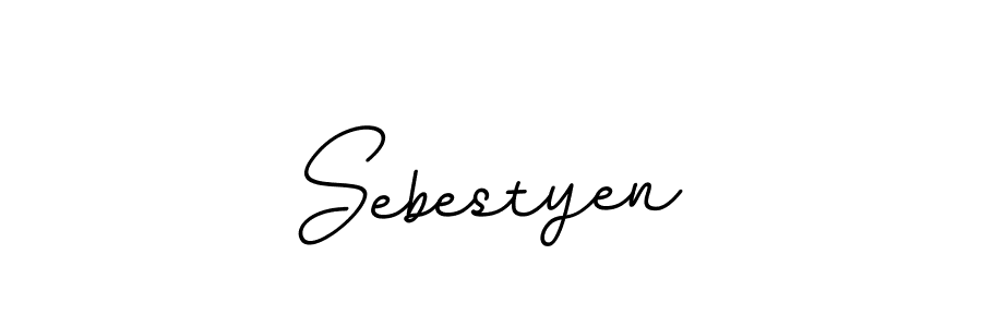 It looks lik you need a new signature style for name Sebestyen. Design unique handwritten (BallpointsItalic-DORy9) signature with our free signature maker in just a few clicks. Sebestyen signature style 11 images and pictures png