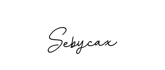 Make a beautiful signature design for name Sebycax. With this signature (BallpointsItalic-DORy9) style, you can create a handwritten signature for free. Sebycax signature style 11 images and pictures png