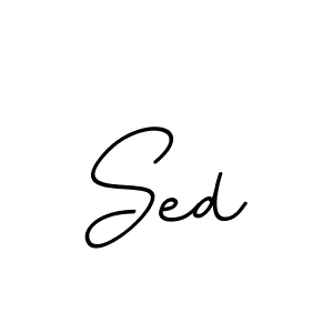 Make a beautiful signature design for name Sed. With this signature (BallpointsItalic-DORy9) style, you can create a handwritten signature for free. Sed signature style 11 images and pictures png