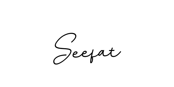 It looks lik you need a new signature style for name Seefat. Design unique handwritten (BallpointsItalic-DORy9) signature with our free signature maker in just a few clicks. Seefat signature style 11 images and pictures png