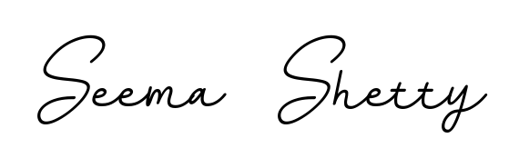 Generate high-definition signature styles for Seema  Shetty. The BallpointsItalic-DORy9 typeface ensures crisp legibility and sophisticated design. Seema  Shetty signature style 11 images and pictures png