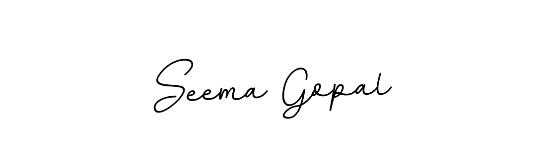 Make a beautiful signature design for name Seema Gopal. Use this online signature maker to create a handwritten signature for free. Seema Gopal signature style 11 images and pictures png