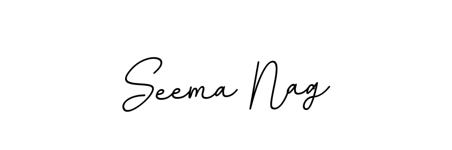 How to make Seema Nag signature? BallpointsItalic-DORy9 is a professional autograph style. Create handwritten signature for Seema Nag name. Seema Nag signature style 11 images and pictures png