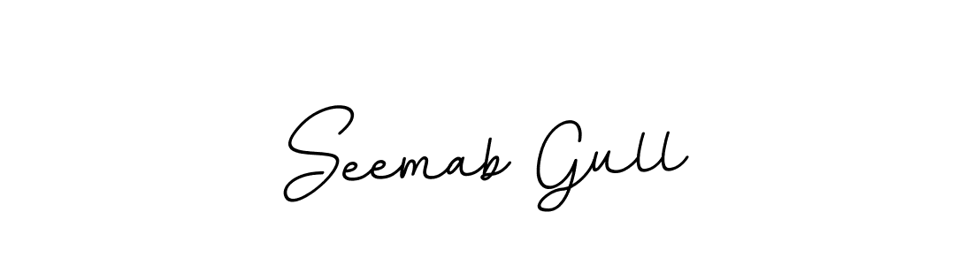 Seemab Gull stylish signature style. Best Handwritten Sign (BallpointsItalic-DORy9) for my name. Handwritten Signature Collection Ideas for my name Seemab Gull. Seemab Gull signature style 11 images and pictures png