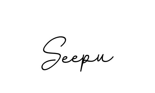 Make a beautiful signature design for name Seepu. With this signature (BallpointsItalic-DORy9) style, you can create a handwritten signature for free. Seepu signature style 11 images and pictures png