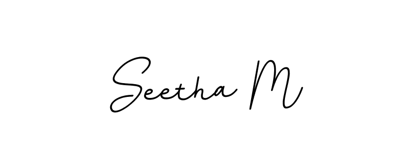 Check out images of Autograph of Seetha M name. Actor Seetha M Signature Style. BallpointsItalic-DORy9 is a professional sign style online. Seetha M signature style 11 images and pictures png