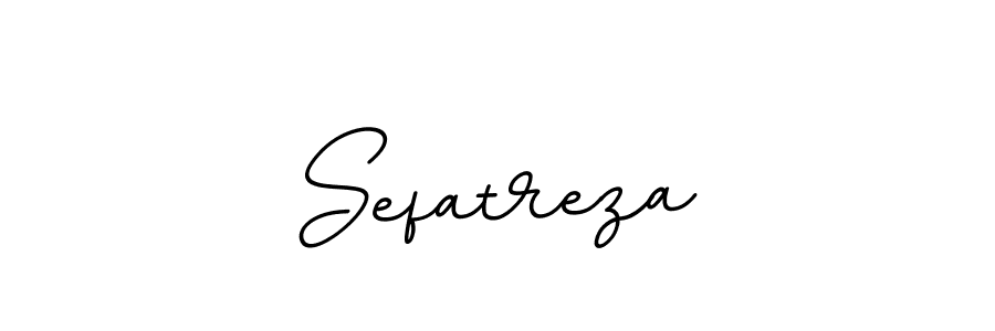 Design your own signature with our free online signature maker. With this signature software, you can create a handwritten (BallpointsItalic-DORy9) signature for name Sefatreza. Sefatreza signature style 11 images and pictures png