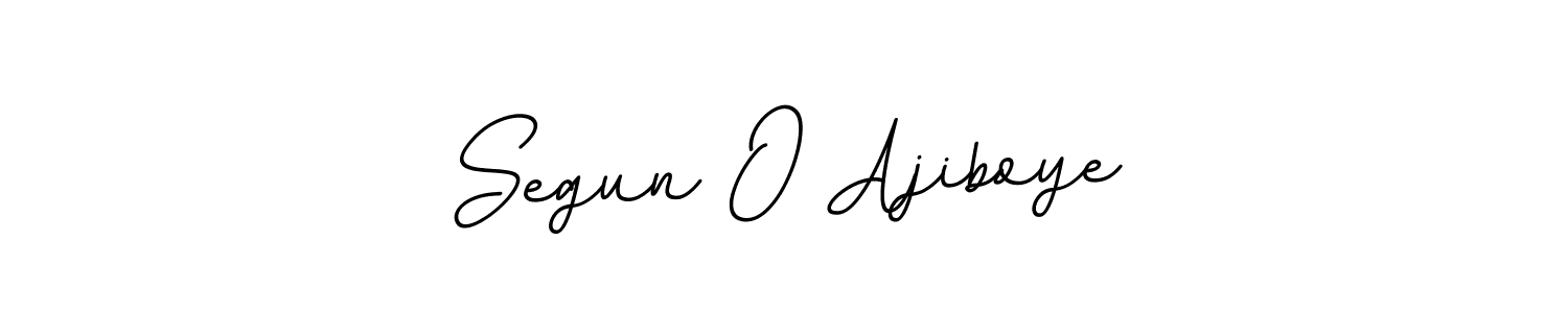 It looks lik you need a new signature style for name Segun O Ajiboye. Design unique handwritten (BallpointsItalic-DORy9) signature with our free signature maker in just a few clicks. Segun O Ajiboye signature style 11 images and pictures png