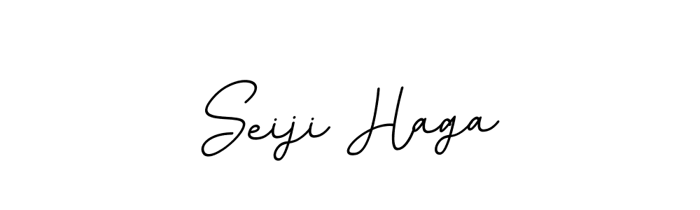 Use a signature maker to create a handwritten signature online. With this signature software, you can design (BallpointsItalic-DORy9) your own signature for name Seiji Haga. Seiji Haga signature style 11 images and pictures png