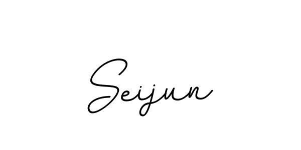 You should practise on your own different ways (BallpointsItalic-DORy9) to write your name (Seijun) in signature. don't let someone else do it for you. Seijun signature style 11 images and pictures png