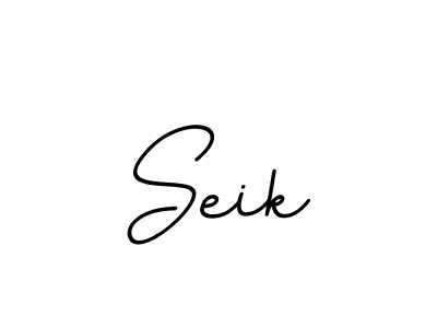 How to make Seik name signature. Use BallpointsItalic-DORy9 style for creating short signs online. This is the latest handwritten sign. Seik signature style 11 images and pictures png