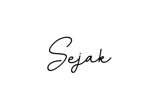 Create a beautiful signature design for name Sejak. With this signature (BallpointsItalic-DORy9) fonts, you can make a handwritten signature for free. Sejak signature style 11 images and pictures png