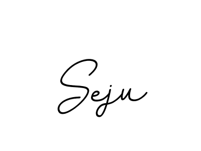 You should practise on your own different ways (BallpointsItalic-DORy9) to write your name (Seju) in signature. don't let someone else do it for you. Seju signature style 11 images and pictures png