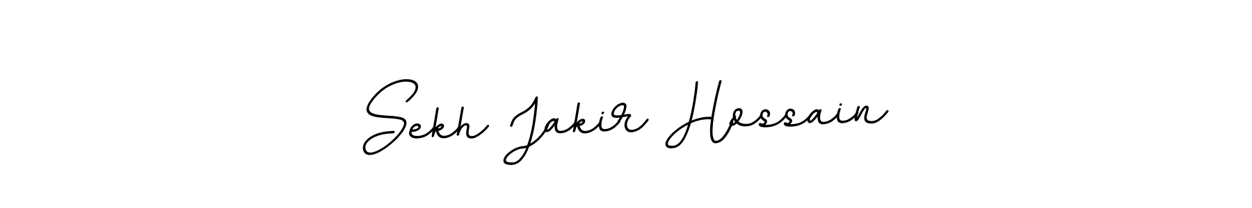 You should practise on your own different ways (BallpointsItalic-DORy9) to write your name (Sekh Jakir Hossain) in signature. don't let someone else do it for you. Sekh Jakir Hossain signature style 11 images and pictures png