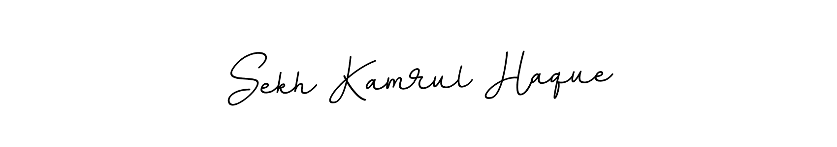 The best way (BallpointsItalic-DORy9) to make a short signature is to pick only two or three words in your name. The name Sekh Kamrul Haque include a total of six letters. For converting this name. Sekh Kamrul Haque signature style 11 images and pictures png