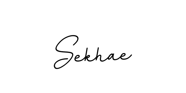 Make a beautiful signature design for name Sekhae. With this signature (BallpointsItalic-DORy9) style, you can create a handwritten signature for free. Sekhae signature style 11 images and pictures png