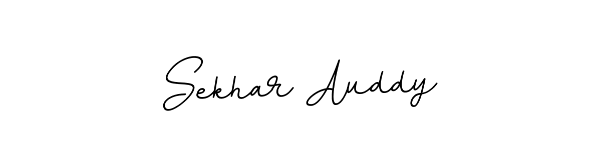 The best way (BallpointsItalic-DORy9) to make a short signature is to pick only two or three words in your name. The name Sekhar Auddy include a total of six letters. For converting this name. Sekhar Auddy signature style 11 images and pictures png