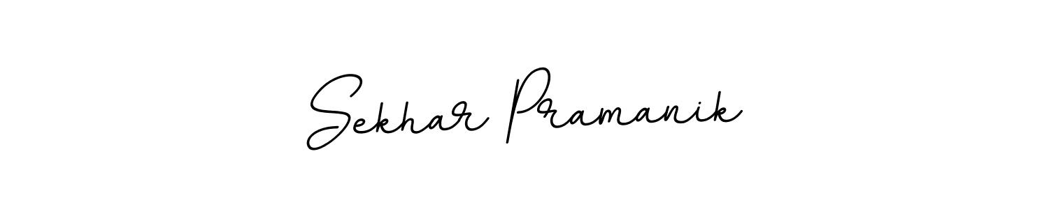 Sekhar Pramanik stylish signature style. Best Handwritten Sign (BallpointsItalic-DORy9) for my name. Handwritten Signature Collection Ideas for my name Sekhar Pramanik. Sekhar Pramanik signature style 11 images and pictures png