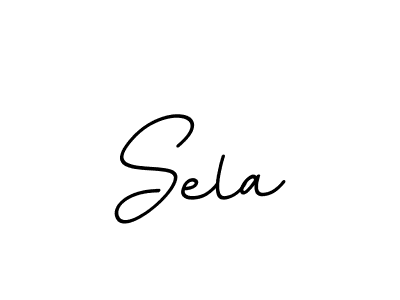 Sela stylish signature style. Best Handwritten Sign (BallpointsItalic-DORy9) for my name. Handwritten Signature Collection Ideas for my name Sela. Sela signature style 11 images and pictures png