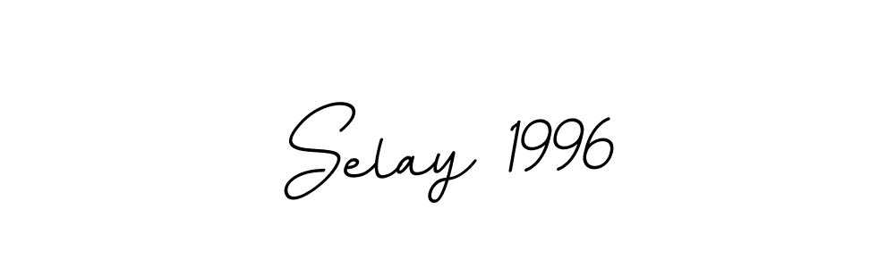 You should practise on your own different ways (BallpointsItalic-DORy9) to write your name (Selay 1996) in signature. don't let someone else do it for you. Selay 1996 signature style 11 images and pictures png