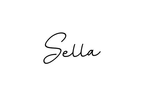 How to make Sella signature? BallpointsItalic-DORy9 is a professional autograph style. Create handwritten signature for Sella name. Sella signature style 11 images and pictures png