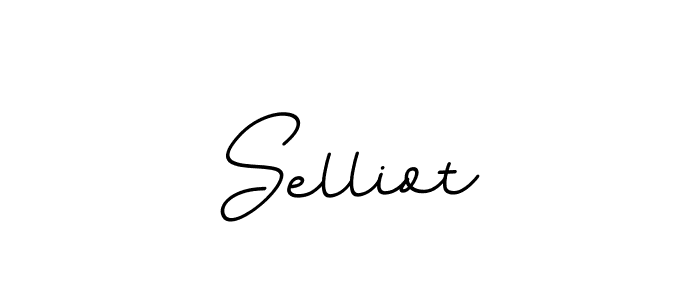 Selliot stylish signature style. Best Handwritten Sign (BallpointsItalic-DORy9) for my name. Handwritten Signature Collection Ideas for my name Selliot. Selliot signature style 11 images and pictures png