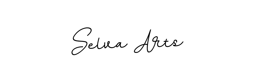 Make a beautiful signature design for name Selva Arts. With this signature (BallpointsItalic-DORy9) style, you can create a handwritten signature for free. Selva Arts signature style 11 images and pictures png