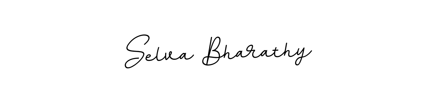 if you are searching for the best signature style for your name Selva Bharathy. so please give up your signature search. here we have designed multiple signature styles  using BallpointsItalic-DORy9. Selva Bharathy signature style 11 images and pictures png