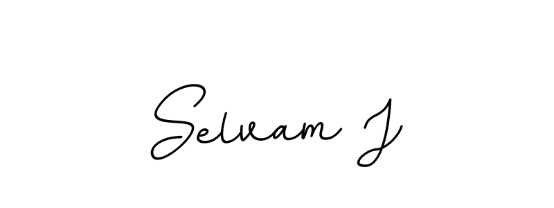 This is the best signature style for the Selvam J name. Also you like these signature font (BallpointsItalic-DORy9). Mix name signature. Selvam J signature style 11 images and pictures png