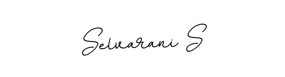 Use a signature maker to create a handwritten signature online. With this signature software, you can design (BallpointsItalic-DORy9) your own signature for name Selvarani S. Selvarani S signature style 11 images and pictures png