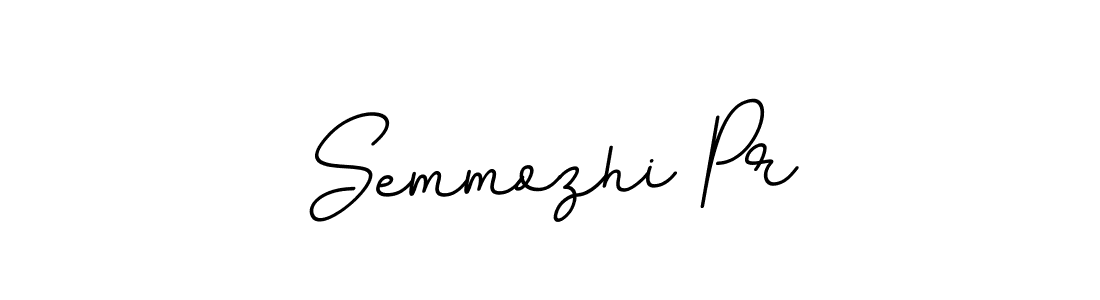 How to make Semmozhi Pr signature? BallpointsItalic-DORy9 is a professional autograph style. Create handwritten signature for Semmozhi Pr name. Semmozhi Pr signature style 11 images and pictures png