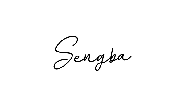 Design your own signature with our free online signature maker. With this signature software, you can create a handwritten (BallpointsItalic-DORy9) signature for name Sengba. Sengba signature style 11 images and pictures png