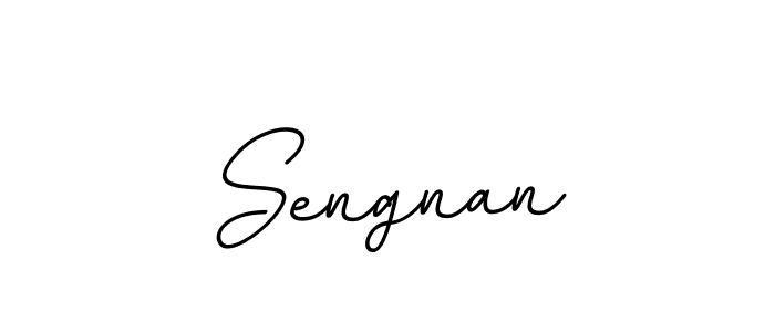 Design your own signature with our free online signature maker. With this signature software, you can create a handwritten (BallpointsItalic-DORy9) signature for name Sengnan. Sengnan signature style 11 images and pictures png