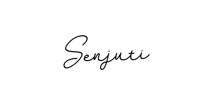 Create a beautiful signature design for name Senjuti. With this signature (BallpointsItalic-DORy9) fonts, you can make a handwritten signature for free. Senjuti signature style 11 images and pictures png