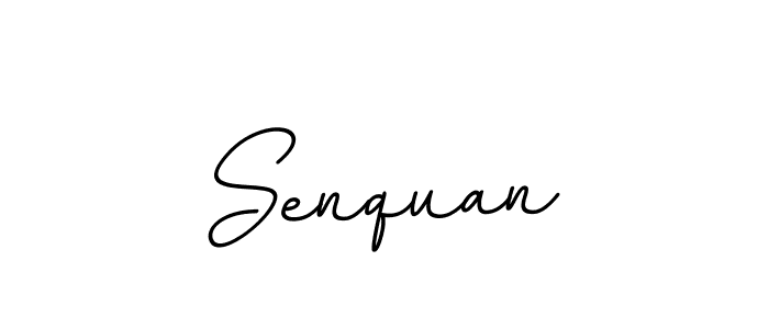 Senquan stylish signature style. Best Handwritten Sign (BallpointsItalic-DORy9) for my name. Handwritten Signature Collection Ideas for my name Senquan. Senquan signature style 11 images and pictures png