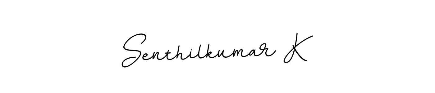 You should practise on your own different ways (BallpointsItalic-DORy9) to write your name (Senthilkumar K) in signature. don't let someone else do it for you. Senthilkumar K signature style 11 images and pictures png