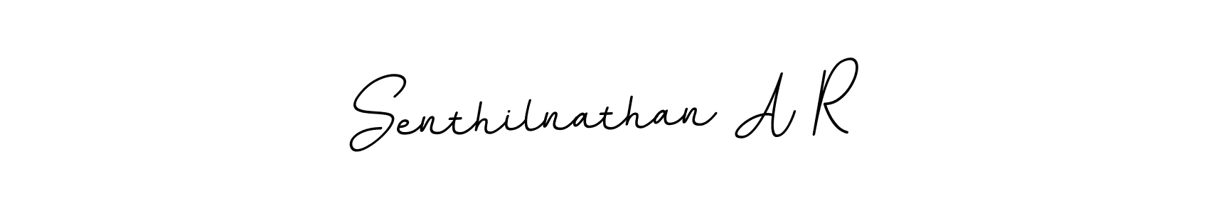 Create a beautiful signature design for name Senthilnathan A R. With this signature (BallpointsItalic-DORy9) fonts, you can make a handwritten signature for free. Senthilnathan A R signature style 11 images and pictures png