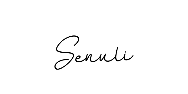 How to make Senuli name signature. Use BallpointsItalic-DORy9 style for creating short signs online. This is the latest handwritten sign. Senuli signature style 11 images and pictures png