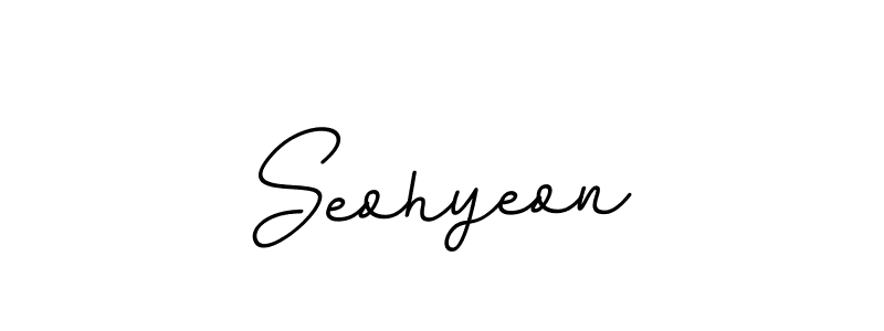 Make a beautiful signature design for name Seohyeon. With this signature (BallpointsItalic-DORy9) style, you can create a handwritten signature for free. Seohyeon signature style 11 images and pictures png