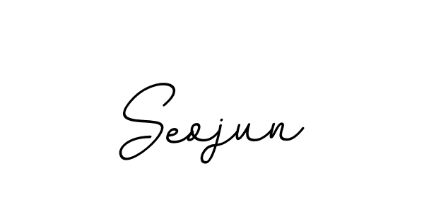 Seojun stylish signature style. Best Handwritten Sign (BallpointsItalic-DORy9) for my name. Handwritten Signature Collection Ideas for my name Seojun. Seojun signature style 11 images and pictures png