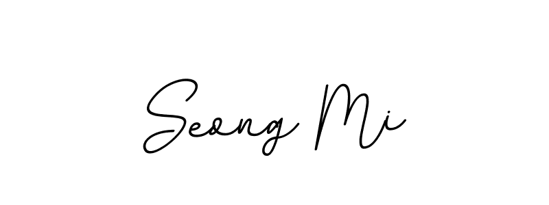 You should practise on your own different ways (BallpointsItalic-DORy9) to write your name (Seong Mi) in signature. don't let someone else do it for you. Seong Mi signature style 11 images and pictures png