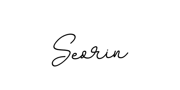 The best way (BallpointsItalic-DORy9) to make a short signature is to pick only two or three words in your name. The name Seorin include a total of six letters. For converting this name. Seorin signature style 11 images and pictures png