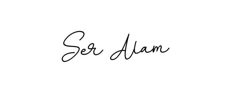 You should practise on your own different ways (BallpointsItalic-DORy9) to write your name (Ser Alam) in signature. don't let someone else do it for you. Ser Alam signature style 11 images and pictures png