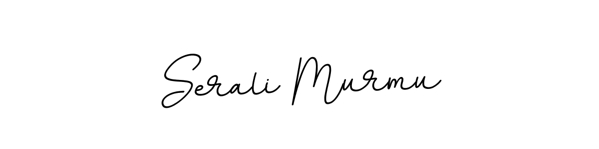 This is the best signature style for the Serali Murmu name. Also you like these signature font (BallpointsItalic-DORy9). Mix name signature. Serali Murmu signature style 11 images and pictures png