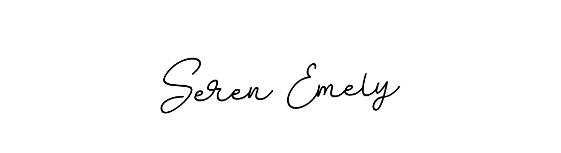 Also You can easily find your signature by using the search form. We will create Seren Emely name handwritten signature images for you free of cost using BallpointsItalic-DORy9 sign style. Seren Emely signature style 11 images and pictures png