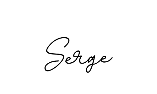 Create a beautiful signature design for name Serge. With this signature (BallpointsItalic-DORy9) fonts, you can make a handwritten signature for free. Serge signature style 11 images and pictures png