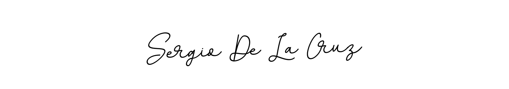 You should practise on your own different ways (BallpointsItalic-DORy9) to write your name (Sergio De La Cruz) in signature. don't let someone else do it for you. Sergio De La Cruz signature style 11 images and pictures png