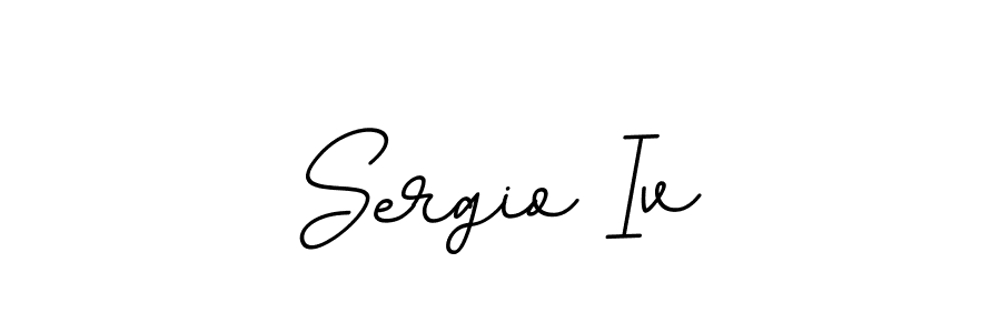 Make a beautiful signature design for name Sergio Iv. With this signature (BallpointsItalic-DORy9) style, you can create a handwritten signature for free. Sergio Iv signature style 11 images and pictures png